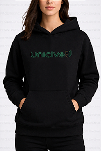 Blusa de moletom Canguru Preto