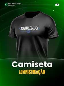 Camiseta Administração