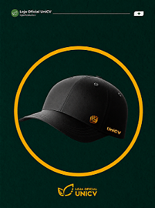 Boné UniCV Preto
