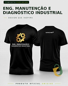 Camiseta Eng. Manutenção e Diagnóstico Industrial