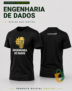 Camiseta Engenharia de Dados