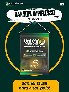 Banner Institucional 90x1,20 cm
