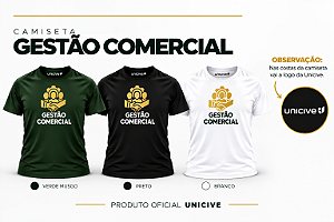 Camiseta Gestão Comercial