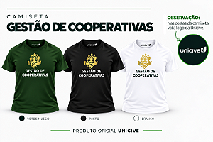 Camiseta Gestão de Cooperativas