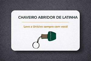 Chaveiro Unicive - abridor de latinha