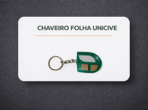 Chaveiro Unicive - Folha