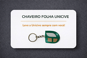 Chaveiro Unicive - Folha