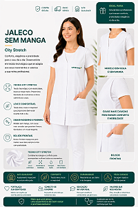 Jaleco Branco - cavado