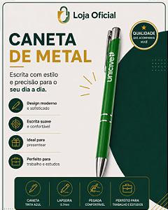 Caneta de metal