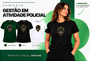 Camiseta Gestão em Atividade Policial