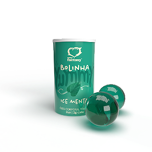 Bolinhas Beijáveis Yummy Ice Menta 2un Sexy Fantasy - 8170