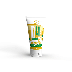 D4 lubrificante beijável textura leitosa sabor abacaxi 60g Sexy Fantasy - 4008