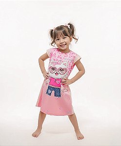 Vestido Gatinha Rosa