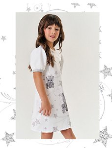 Vestido Off Estrela do Ursinho