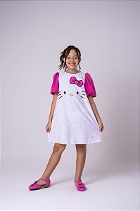 Vestido Ceci Hello Kitty Pink
