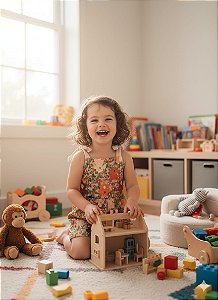 Macaquinho Ursinhos no Jardim 🧡🌼