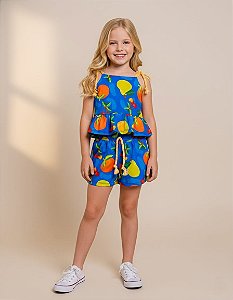 Conjunto Brisa Delicada Cereja Azul