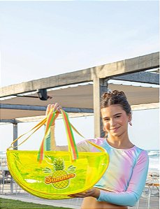 Bolsa Praia Infantil Summer Abacaxi