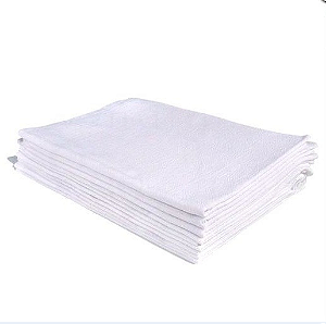 Pano De Chão Alvejado Branco 22 Batidas Unidade 44cm x 64cm