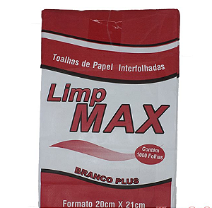 Papel Toalha Interfolhado 20X21cm Limpmax Branco