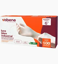 Luva Latex Vabene G C/ Pó 100 Unidades
