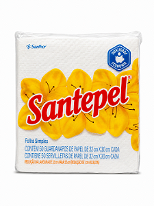 Guardanapo 30x33cm Santepel C/ 50Un