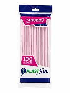 Canudo Desc 100 un Plastisul