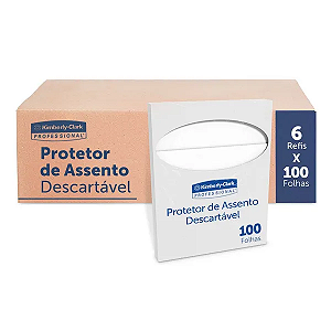 Protetor de Assento 100 Folhas - Caixa com 6 Refis