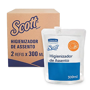 Higienizador de Assento Scott® Spray 300ml - Caixa com 2 Unidades