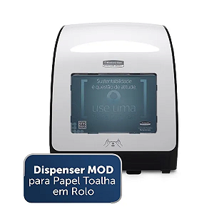 Dispenser para Papel Toalha em Rolo MOD Handsfree Manual  - 1 Unidade