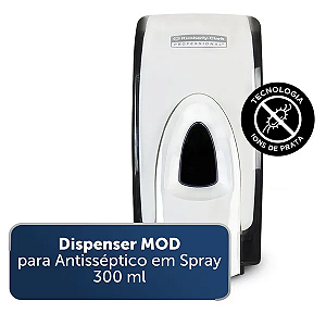 Dispenser para Álcool em Spray Antisséptico MOD Manual 300ml - 1 Unidade