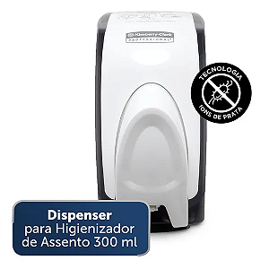 Dispenser para Higienizador de Assento MOD Manual 300ml - 1 Unidade