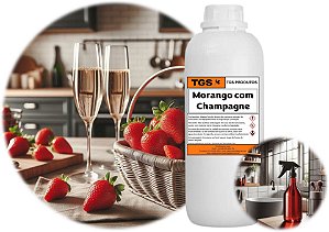 Essência Morango com Champagne Ultra para fabricar desinfetante