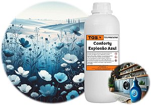 Essência Conforty Explosão Azul Plus para fabricar amaciante