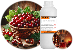 Essência Cereja & Avelã Plus para Difusor de Varetas & Aroma Spray