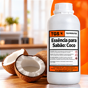 Essência Coco Plus para fabricar sabão líquido
