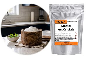 Mentol em Cristais Premium - 100% Puro