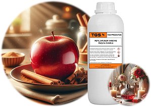 Refil Maçã & Canela para Difusor de Varetas - (Solução pronta para uso!)