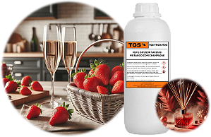 Essência Refil Morango com Champanhe para Difusor Varetas (Pronta para uso em até 8 m²)