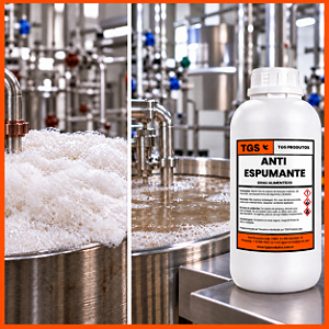 Antiespumante para Alimentos e Bebidas (fermentação, cosméticos, eliminação de espuma)