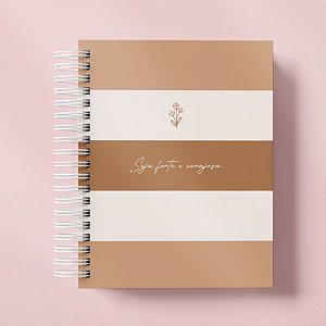 Caderno de Orações - Listras Caramelo