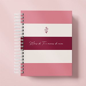 Agenda 2026 com Versículos | Agenda Personalizada | Listras Rosa