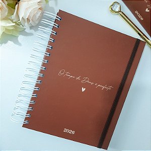 Planner 2026 Personalizado com Divisórias | Horizontal | Feminino