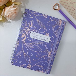 Caderno Devocional de Leitura Livre | Personalizado | Cristão Feminino