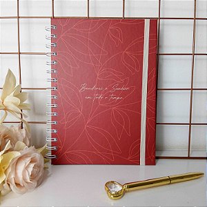 Caderno Pautado com Versículos – Personalizado Bendirei
