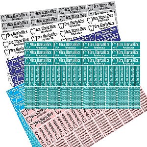 124 Etiquetas Adesivas Instrumentais Autoclave