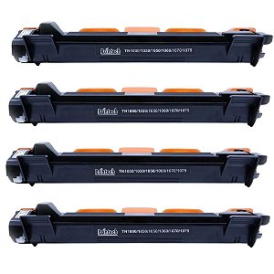 Kit 4 Toner Compatível Brother Tn1060 DCP1602 DCP1617 HL1202