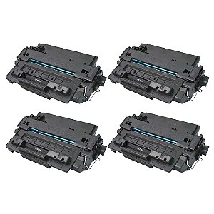 Kit 4 Toner Compatível HP 55A CE255A HP P3015 P3016 HP M521