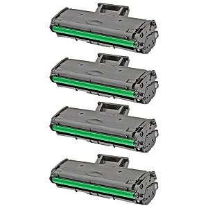 Kit 4 Toner Compatível SAMSUNG D101 ML2160 2165 SCX3400 3405