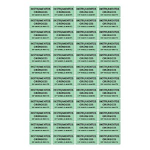 48 Etiquetas Instrumentais Autoclavável 180º GRANDES